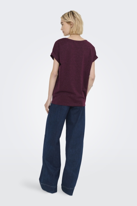 Only onlmoster glitter s/s top noos jrs